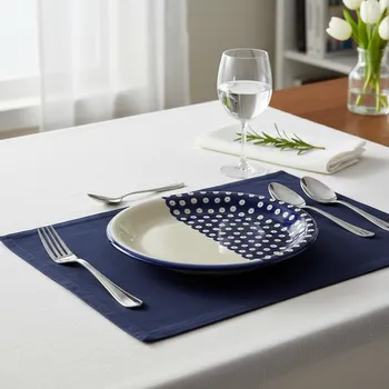 Talíř Plochý talíř Moja Faktoria 26 cm – dekor D - Yin Yang 1