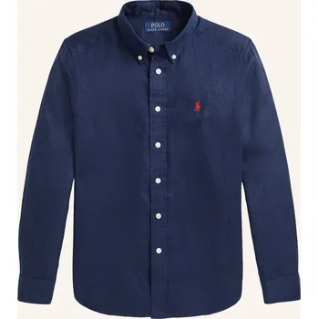 Pánská košile Polo Ralph Lauren Chlapecká Lněná Košile, Lněná Košile, 158
