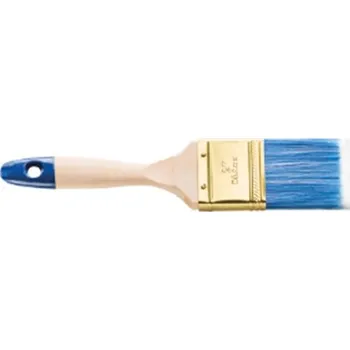 FAS-BRU P 75/19 modrá/bílá plochý malířský štětec, pro nátěry akrylové a s vodou ředitelnými barvami