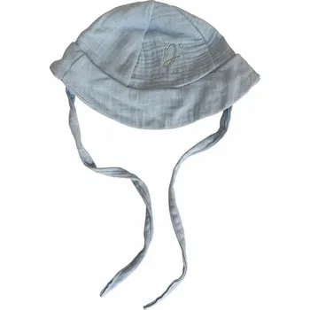 Klobouk Mušelínový klobouček s výšivkou D