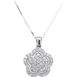 Přívěsek se Zirkony z Bílého Zlata 7150964