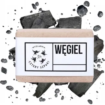 Mýdlo Uhlíkové mýdlo – detoxikační, 110 g, Cztery Szpaki