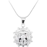 Přívěsek Slunce z Bílého Zlata 7151275