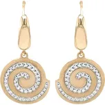 Zlaté Visací Náušnice se Zirkony 7122131