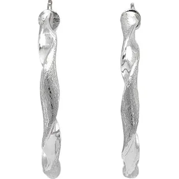 Náušnice Kruhové Náušnice z Bílého Zlata 7121702