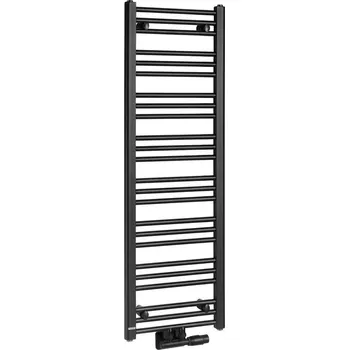 Radiátor BRUCKNER ALBRECHT otopné těleso 400x1250 mm, středové připojení, černá mat (600.112.6)