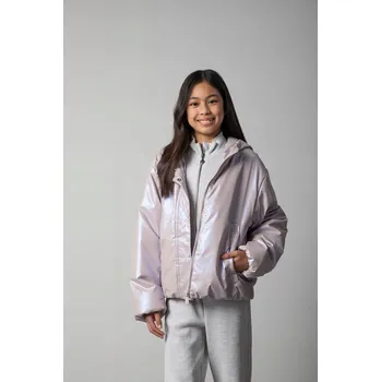 Dívčí bunda Dívčí přechodová bunda na jaro fialová velikost 134 Coccodrillo WC6