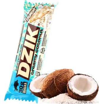 Proteinová tyčinka kokosová Crunchy DZIK 72g - bez cukru, 30g bílkovin