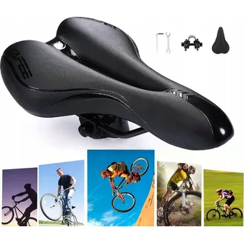 Sedlo na kolo POHODLNÉ SEDLO NA KOLO DÁMSKÉ PÁNSKÉ ŠIROKÉ na kolo MODEL