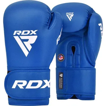Boxerské rukavice RDX Boxerské rukavice AS2 pro amatérské soutěže, modré, 10 oz - 10 10 oz + DÁREK