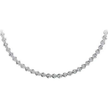 Náhrdelník Dámský náhrdelník z bílého zlata 7040112