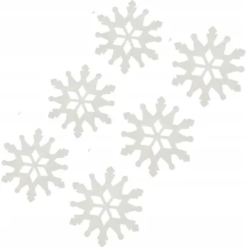 Vánoční dekorace SNĚHOVÁ VLOČKA vánoční koule DEKORACE NA OKNO VÁNOČNÍ STROMEČEK VÁNOČNÍ OZDOBA 6 KS