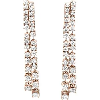 Náušnice Zlaté Náušnice s Diamanty 2020743