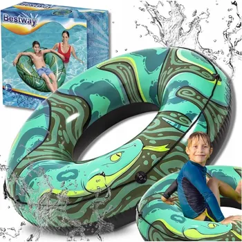 Bestway 36155 plovací kruh do bazénu i na pláž Zelený plovací kruh Obrázek