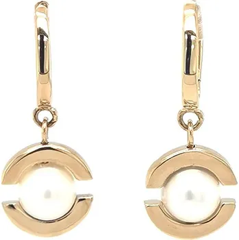 Náušnice Zlaté Náušnice s Perlou 7122808