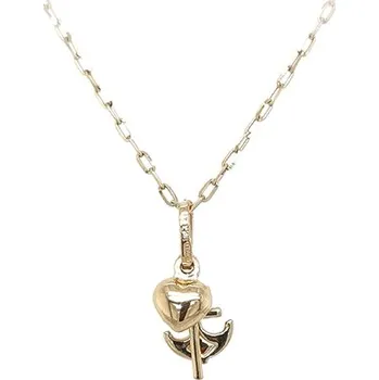 Přívěsek Zlatý Přívěsek Srdce, Kotva, Křížek 7150274