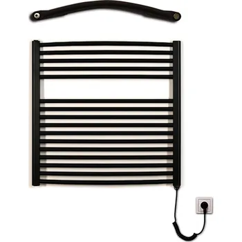 Radiátor Koupelnový radiátor elektrický Thermal KDO-E 750/ 720 - 300W, pravý - černý mat