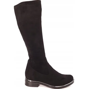 Dámské kozačky Caprice dámské kozačky ke kolenům na blokovém podpatku, velikost 39