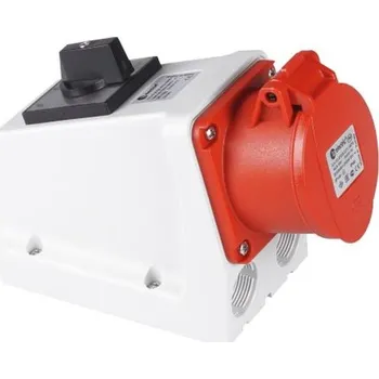 Elektrická zásuvka TP Electric 3105-610-1600 Kombinovaná zásuvka s vypínačem 5x16A / IP44 (TP Electric 3105-610-1600)