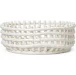Ferm Living Keramický koš Centrepiece Off White