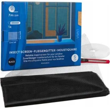 Síť proti hmyzu Moskytiéra do okna 110 cm x 130 cm