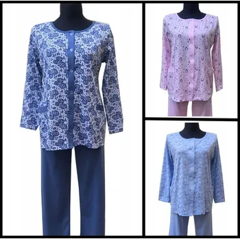 Dámské pyžamo DÁMSKÉ ROZEPÍNACÍ PYŽAMO BAVLNA VEL. 44 SUTEX