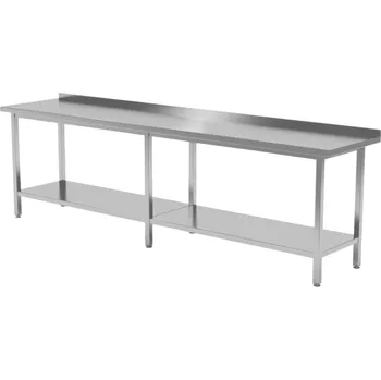 Dílenský stůl Nerezový stůl s policí 180x70x85cm
