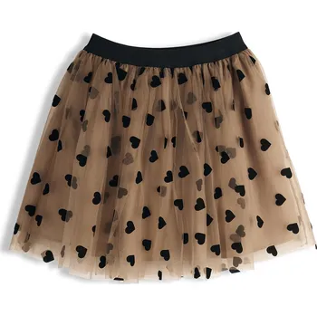 Dívčí oblečení GATE Tylová sukně se srdíčky 12Y 426-0506/12