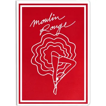 Sešit Sešit A5 64 listů Moulin Rouge, mix barev