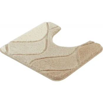 Koupelnová předložka Kleine Wolke Fiona bahamabeige 55x50 cm, koupelnová předložka s vykrojením WC