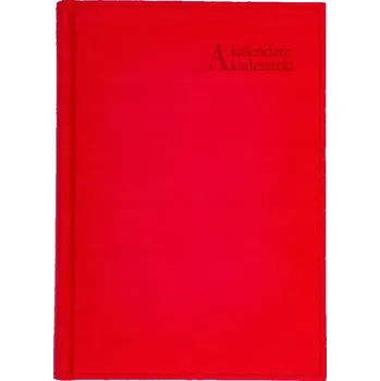 Diář Akademický diář A5 týdenní Vivella červený Wokół Nas