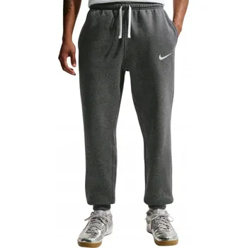 NIKE PÁNSKÉ TEPLÁKY BAVLNĚNÉ JOGGERY PARK 26 TMAVĚ ŠEDÉ vel. L