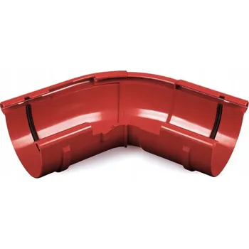 okap Vnější roh OKAPU NASTAVITELNÝ žlab 125mm Bryza ČERVENÝ