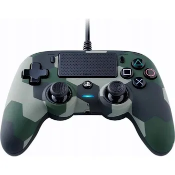 Gamepad Zelený Drátový ovladač Nacon pro PS4