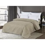 Béžový přehoz na postel STONE Rozměr: 200 x 220 cm