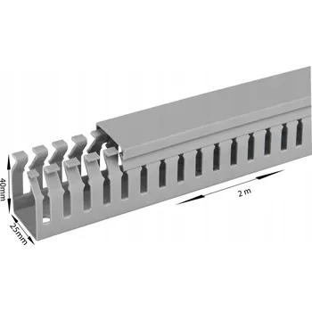 kabelová chránička Kabelový žlab Euro-Box KG 25x40 2 m
