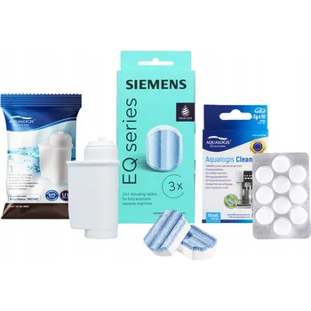 Sada Siemens, Filtr AL-Inte, Odvápňovač Siemens TZ80002, Čisticí tablety Cleaneo 10 Ks