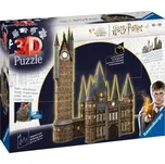 Puzzle 3D Harry Potter: Bradavický hrad - Astronomická věž 540 dílků (noční edice) - VÝPRODEJ