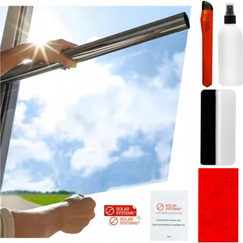 Stínítko do auta Fólie Termoizolační Protisluneční 100 x 900 cm Venkovní okenní fólie na okno