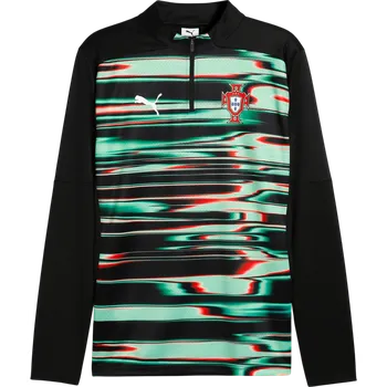 Pánské tričko Triko s dlouhým rukávem Puma Portugal Pre-match Quarter-Zip Top Men 779545-18 Velikost L