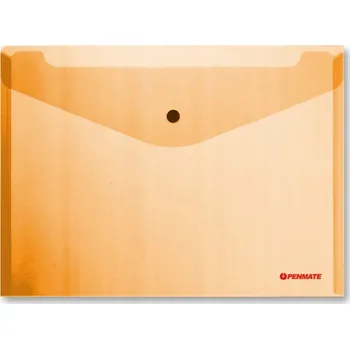 Obálka na zip Penmate A4 PP 231 oranžová