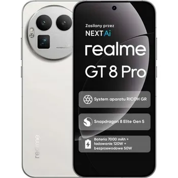 Mobilní telefon Smartphone realme GT 8 Pro 16/512GB 5G OLED NFC Dual SIM Bílý Diary White