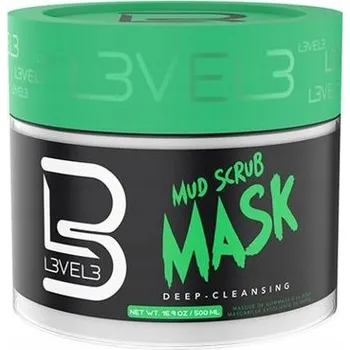 Pleťová maska L3vel Level3 Pleťová maska a peeling 2v1 Mud Scrub 500 ml