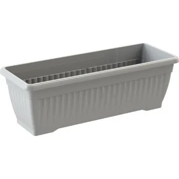 Květináč GARDINO Květináč Mediteran 50 × 19 × 16,5 cm, bílý