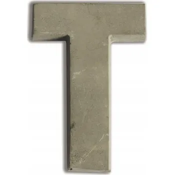 Obraz PÍSMENO T Z BETONU V: 5 CM