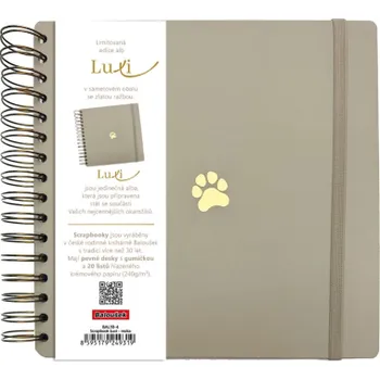 Fotoalbum Fotoalbum Luxi - 21 x 21 cm / moka tlapka