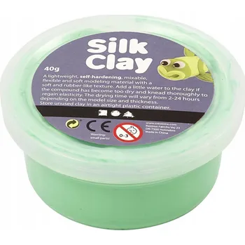 Modelovací hmota Modelovací hmota Creativ Company Silk Clay zelená Věk 3+