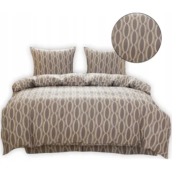 Povlečení POVLEČENÍ 160x200cm + 2 povlaky na polštáře 70x80 Moderní sada 3 DÍLNÉ AML 3044