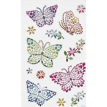 samolepka CREATIV Diamantové Samolepky MOTÝLCI 284038