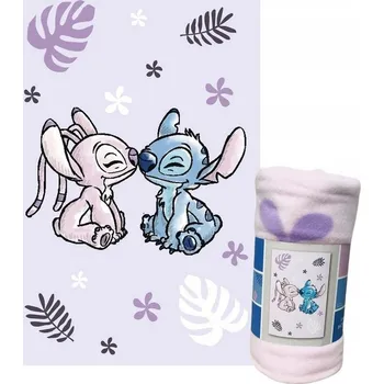 Dětská deka Dětská deka Jerry Fabrics 100 x 150 cm, barevná, s motivem Lilo a Stitch